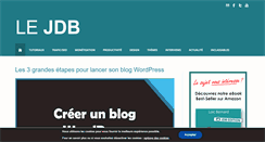Desktop Screenshot of lejournaldublogueur.fr