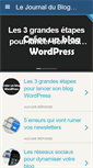 Mobile Screenshot of lejournaldublogueur.fr